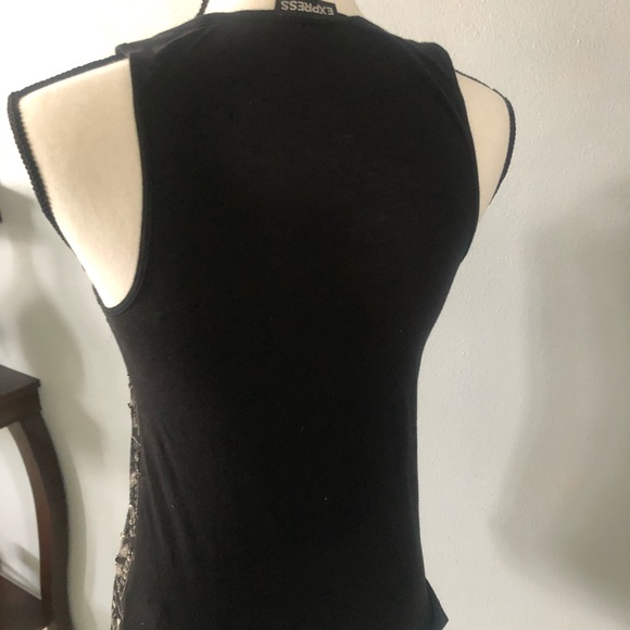 EXPRESS SEQUIN TANK SIZE SMALL With a scoop neck - Picture 4 of 5